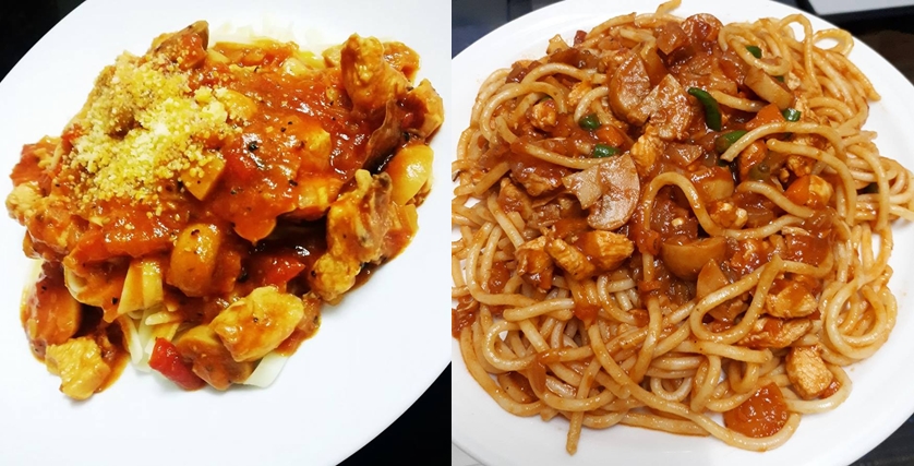 spaghetti ayam