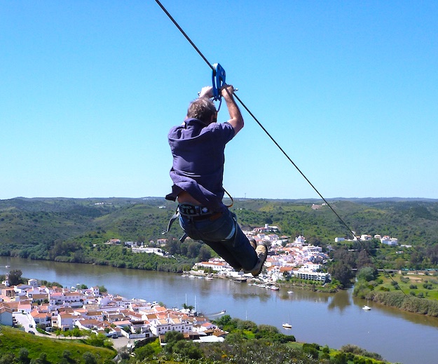 spain portugal border zipline photo