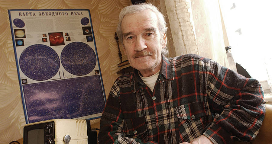 stanislav petrov di rumahnya pada tahun 2004