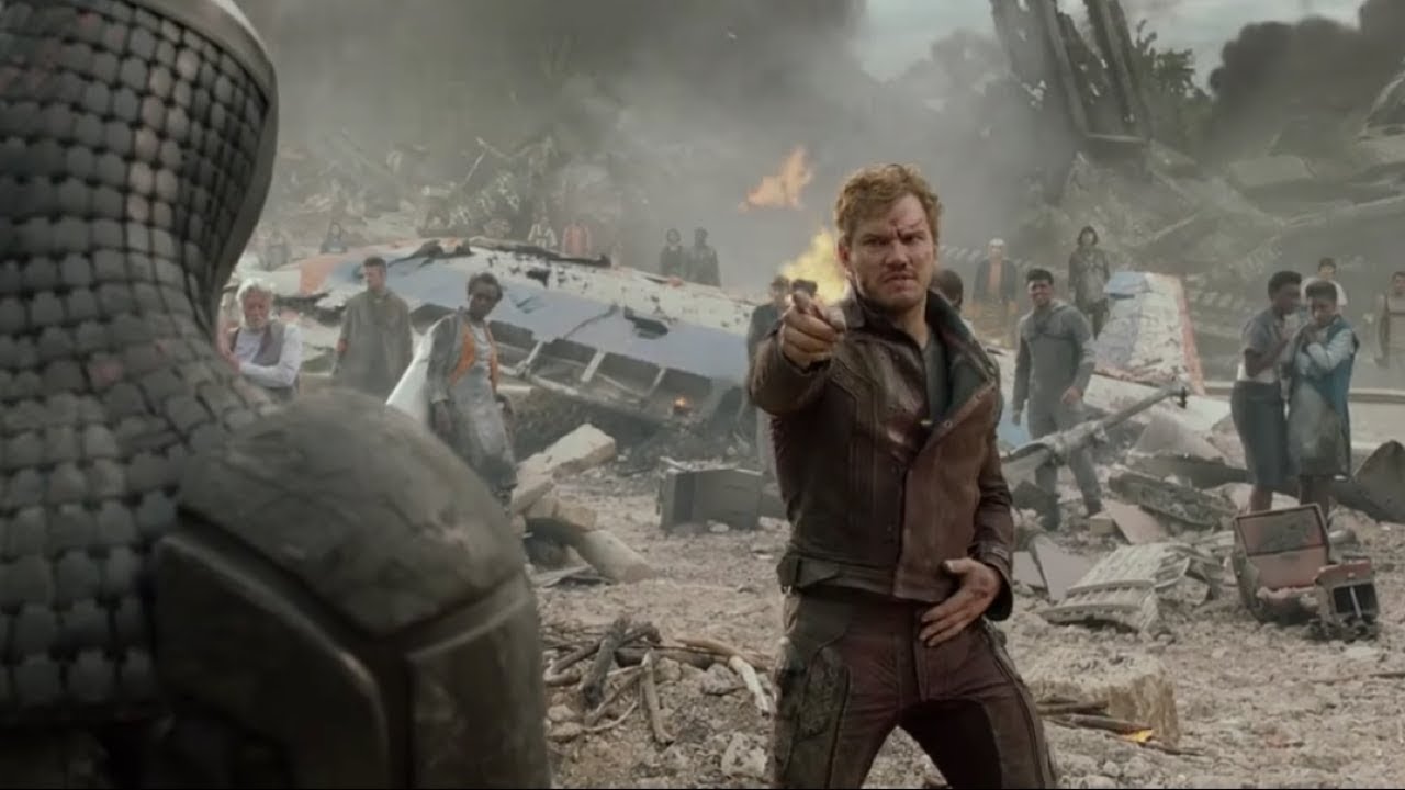 star lord menari alih perhatian ronan