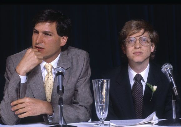 steve jobs dan bill gates 1985