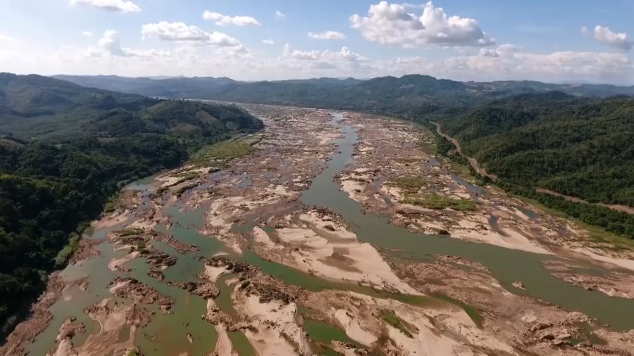 sungai mekong kering di thailand