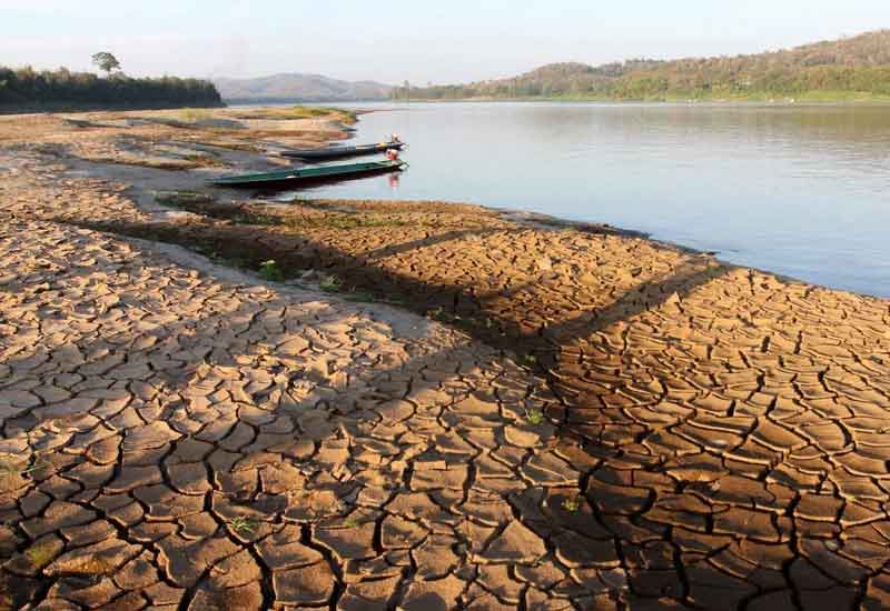 sungai mekong kering