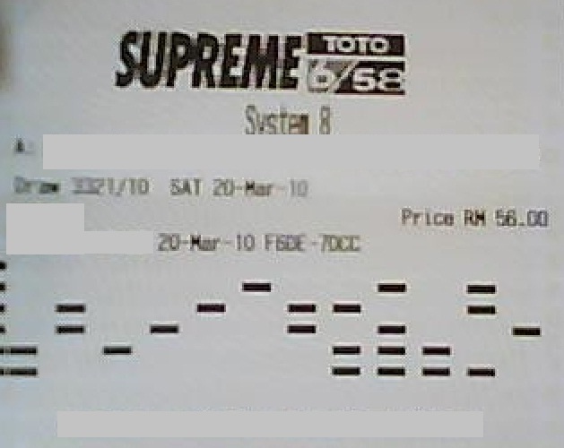 supreme toto 6 58