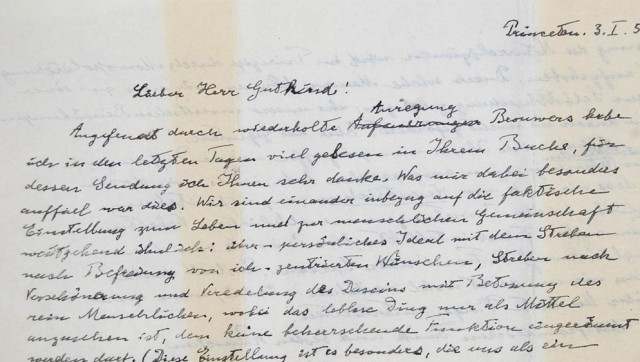 surat albert einstein paling mahal pernah dijual di ebay