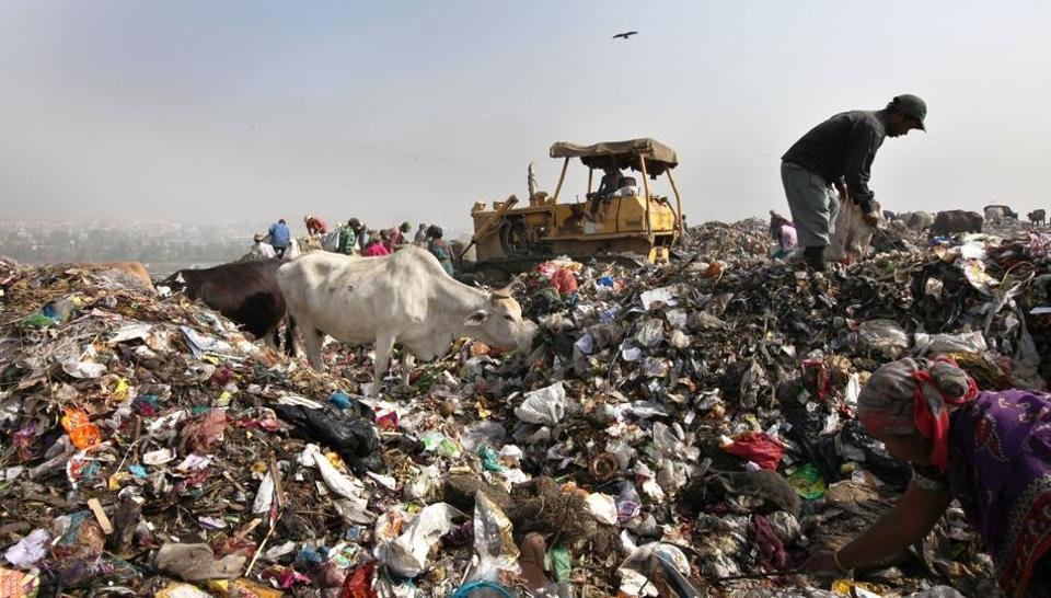 tapak pelupusan sampah india