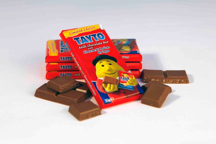 tayto cheese and onion milk chocolate