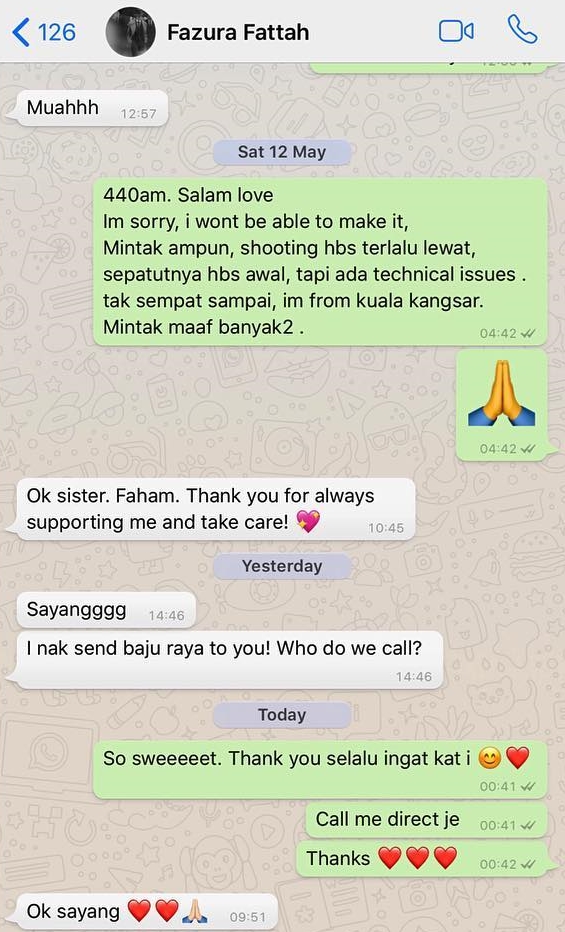 tersentuh hati sejak jadi ibu tunggal ini kiriman fazura terhadap fasha sadha setiap kali raya 2 345