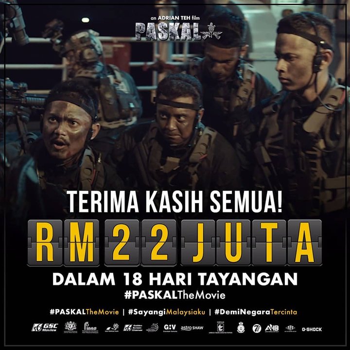 terus melonjak 18 hari tayangan ini kutipan terkini paskal the movie 2