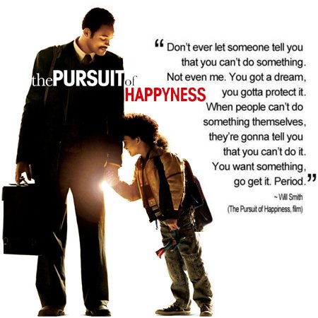 the pursuit of happiness