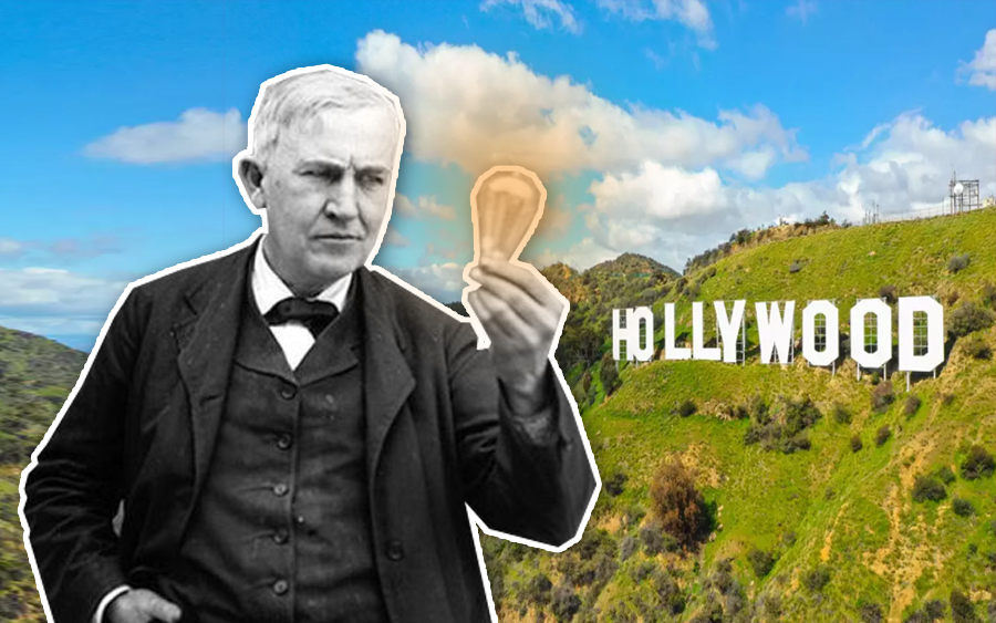 thomas alva edison dan hollywood