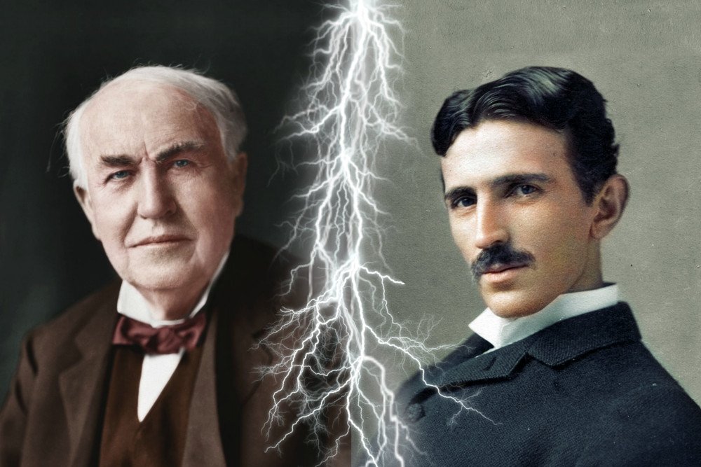 thomas edison nikola tesla