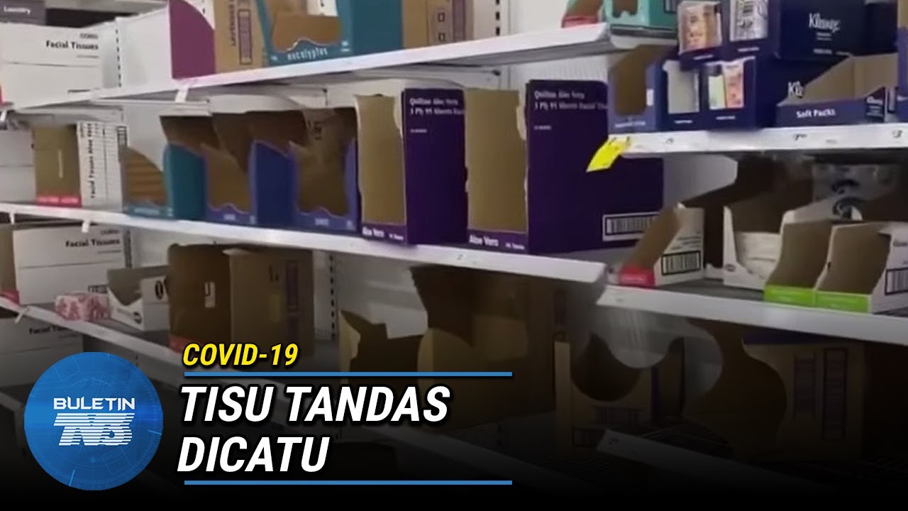 tisu tandas terpaksa dicatu