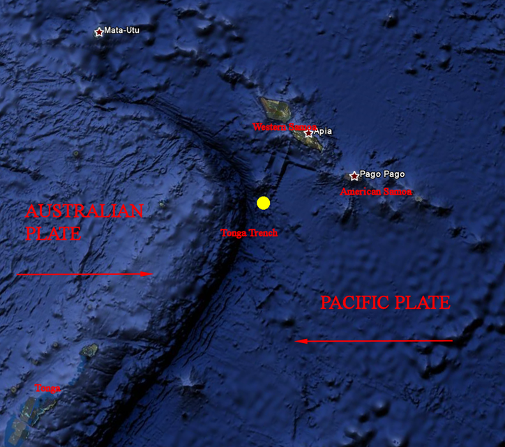 tonga trench