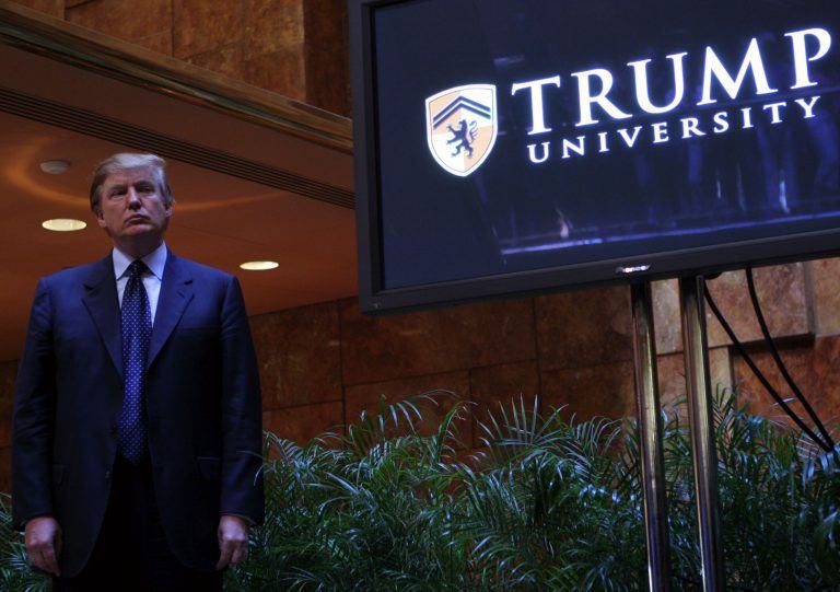 trump university produk menemui kegagalan