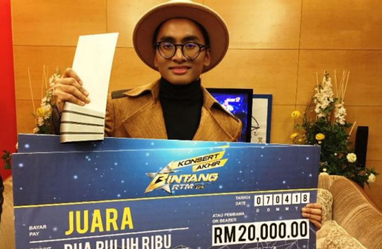 tuah hariz dinobatkan juara bintang rtm 2018 1