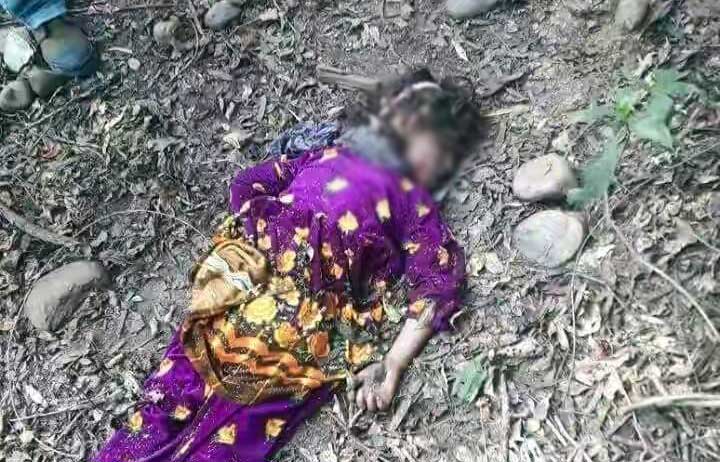 tubuh asifa bano semasa dijumpai dalam hutan