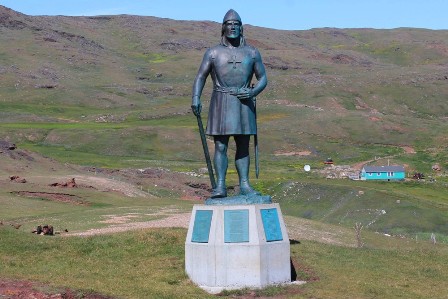 tugu erik the red di greenland