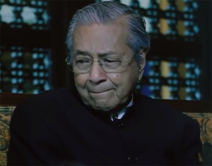 tun mahathir menangis dalam video