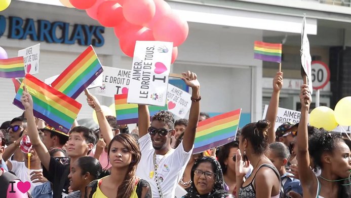 tunjuk perasaan lgbt di mauritius