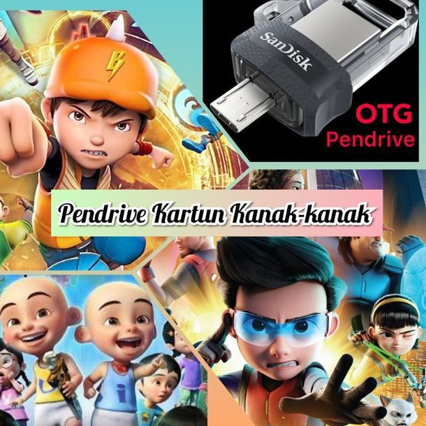 usb stick pendrive kartun kanak kanak malaysia