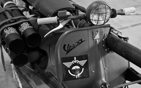 vespa tap 150 pemusnah kereta kebal perang