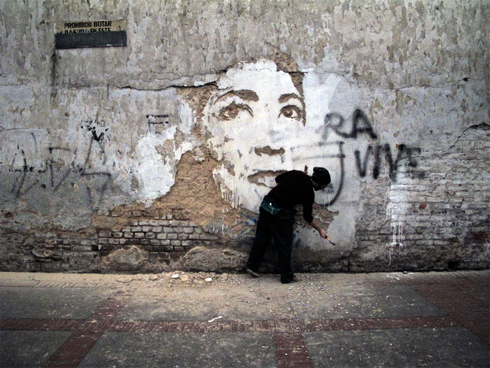 vhils seni jalanan