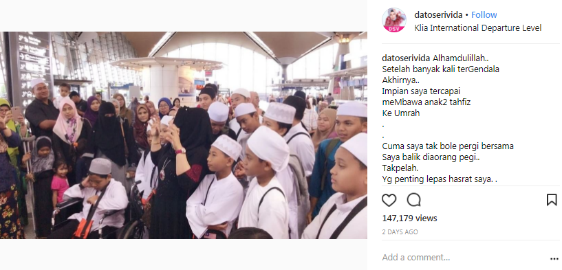 vida bawa anak tahfiz tunai umrah 2