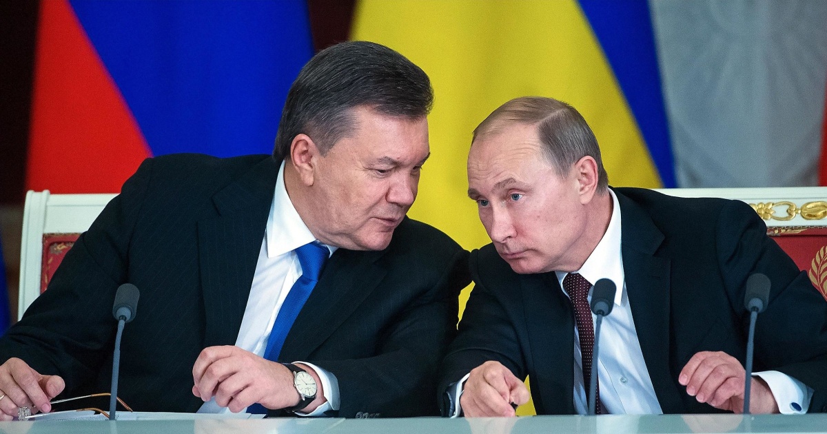 viktor yanukovych dan vladimir putin