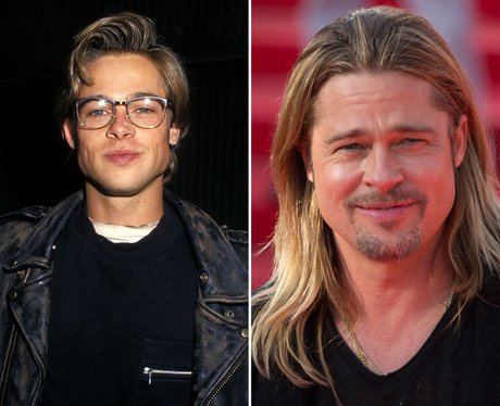 wajah brad pitt dulu sekarang