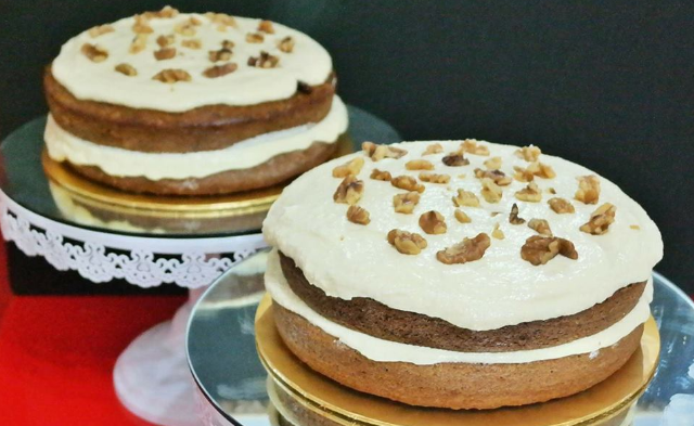 walnut pineapple carrot cake