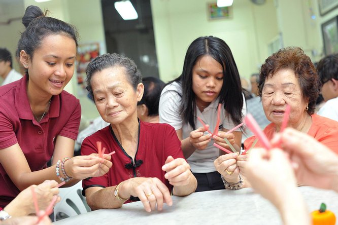 warga singapura menuju masyarakat tua