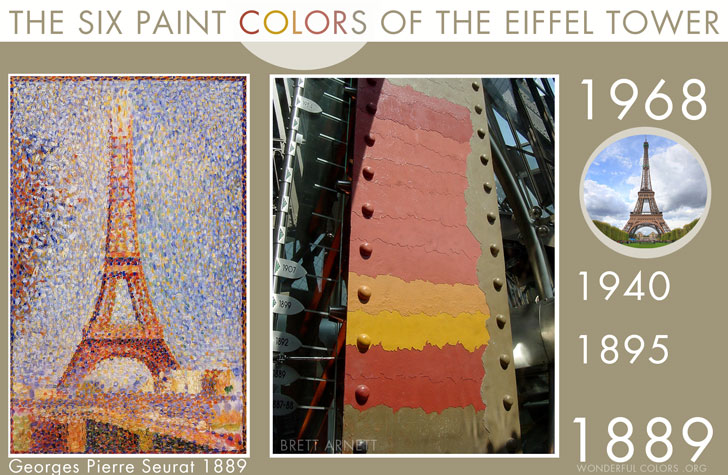 warna menara eiffel