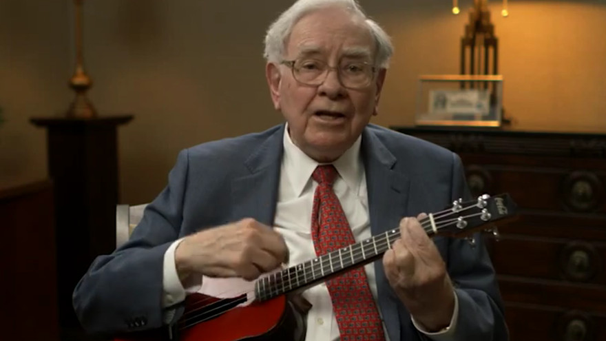 warren buffet gemar main ukulele