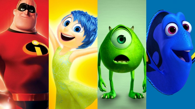 watak filem pixar