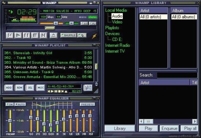 winamp classic screenshot