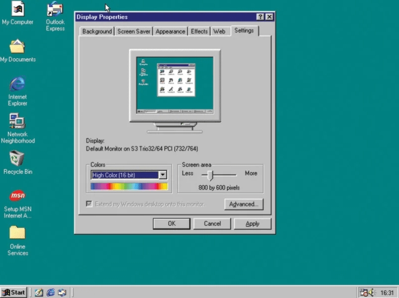 windows 98