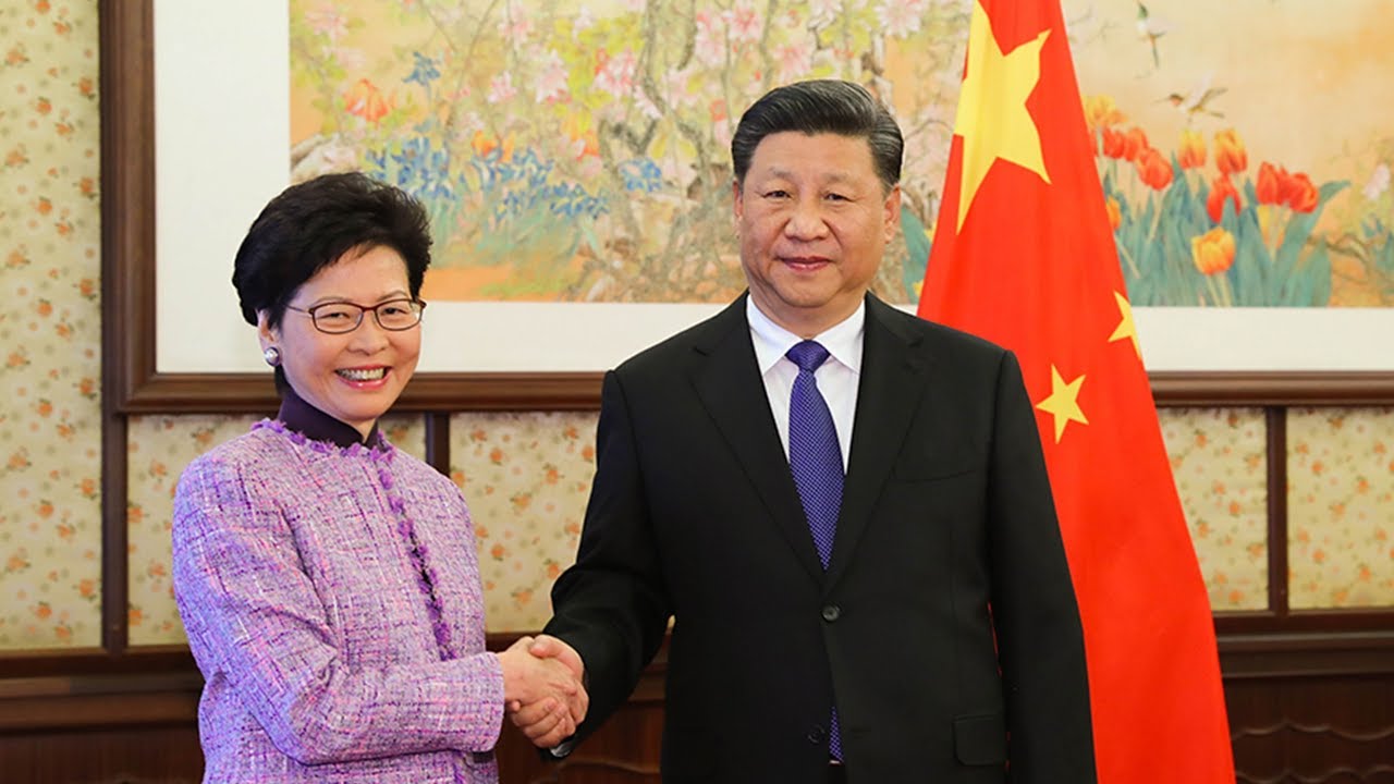 xi jinping carrie lam