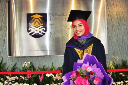 yuna bekas pelajar uitm