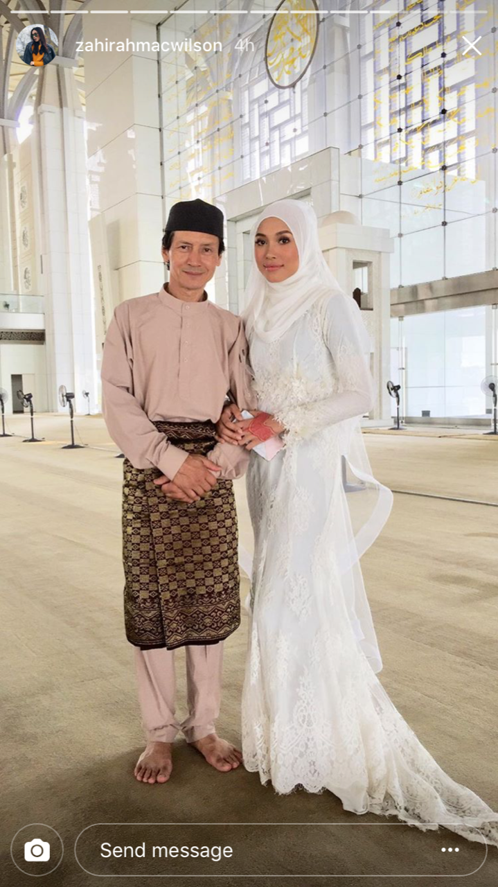 zahirah macwilson nikah 2