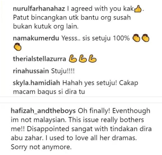 zarina anjoulie buka mulut isu dira abu zahar sound fathia 5