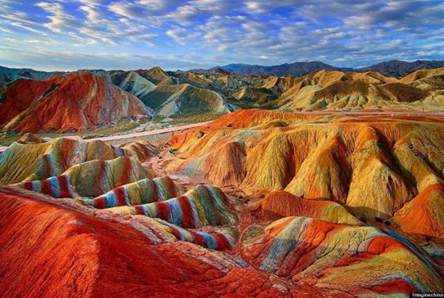 zhangye national geopark china tempat alien