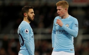 De Bruyne, Silva Kecewa Manchester City Jadi Sasaran Permainan Agresif Lawan