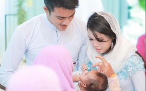 Foto-Foto Majlis Aqiqah Ayden, Anak Aliff Aziz Dan Bella Astillah