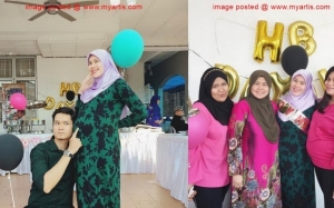 Foto Sekitar Suasana Sambutan Hari Jadi, Graduasi dan 'Baby Shower' Isteri Penyanyi Nubhan