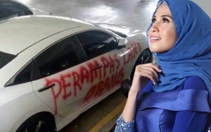 Isu Kereta Disembur Cat, Ini Penjelasan Izreen Azminda