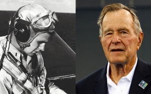 Kisah George H.W Bush Hampir Menjadi Mangsa Kanibalisme Semasa WW2 