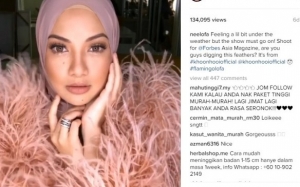 Neelofa Bakal Muncul Dalam Majalah Forbes