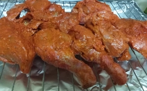 Resepi Ayam Tandoori dan Kari Sayur Simple