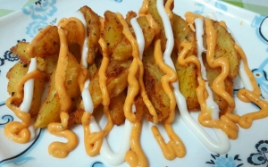 Resepi Cheesy Wedges Homemade